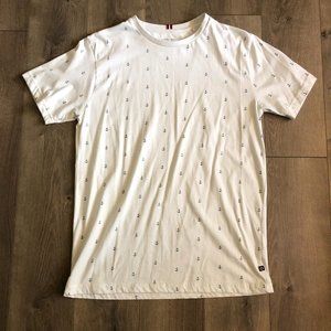White Sailor Shirt Mens Size: M